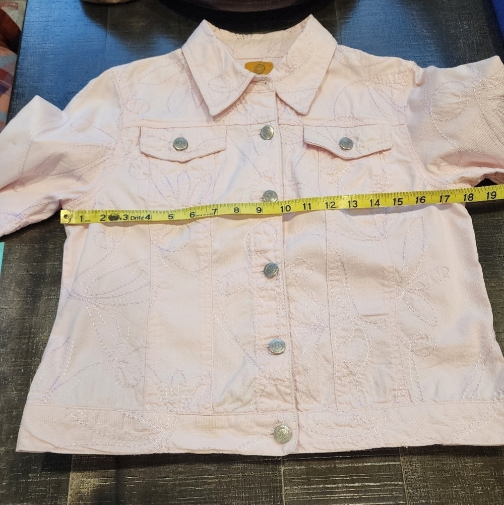 Ruby Rd Light Pink Jean Jacket - image 4